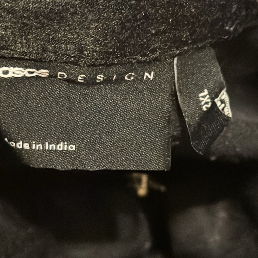Men’s XXL Black Satin Xil Up Shirt - Picture 3 of 3